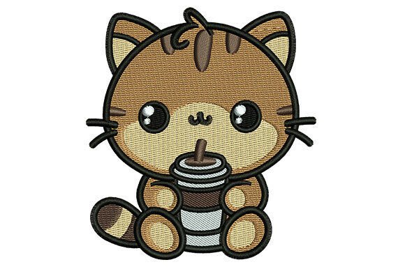 Coffee Time Cat Embroidery: A Designerβs Review
