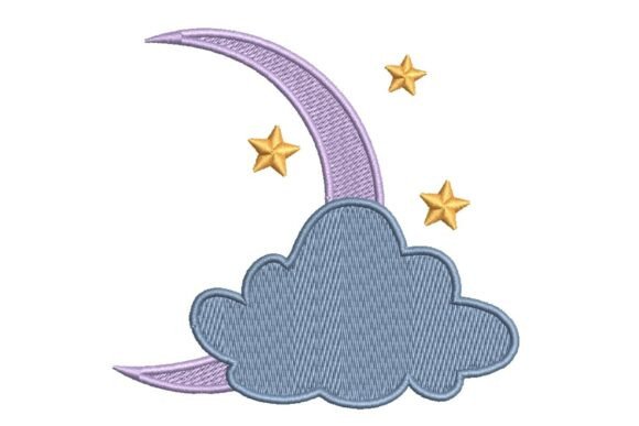 Dreamy Moon and Cloud with Stars Embroidery Design Review