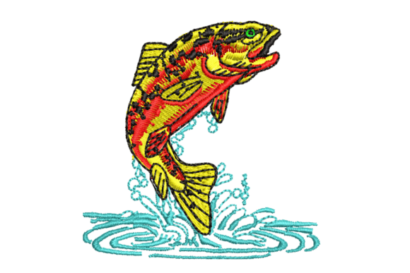 Elegant Fish Embroidery Design Review for Boutique Sweatshirts