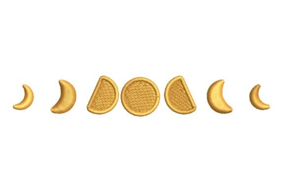 Golden Moon Phases Embroidery Design Review