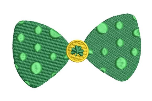 Lucky Polka Dot Bow Tie Embroidery Review