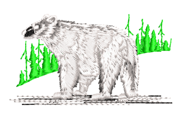 Polar Bear Embroidery Design: A Craft Fair Review
