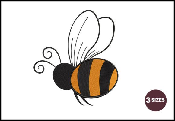 Review: Cute Bumblebee Embroidery for Boutique Apparel