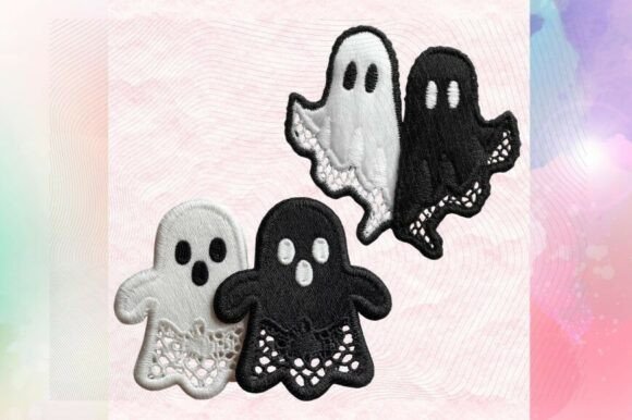 Review: Embroidery Patch Style Ghost Clipart for Gifts