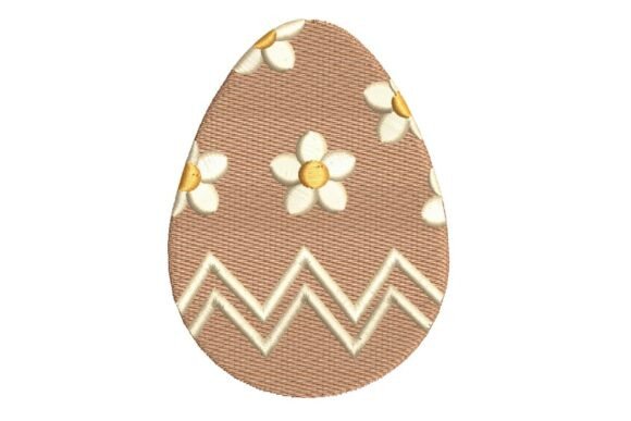 Review: Floral and Zigzag Easter Egg Embroidery Design