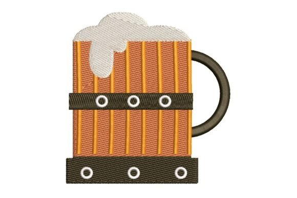 Review: Foaming Wooden Beer Stein Embroidery Design
