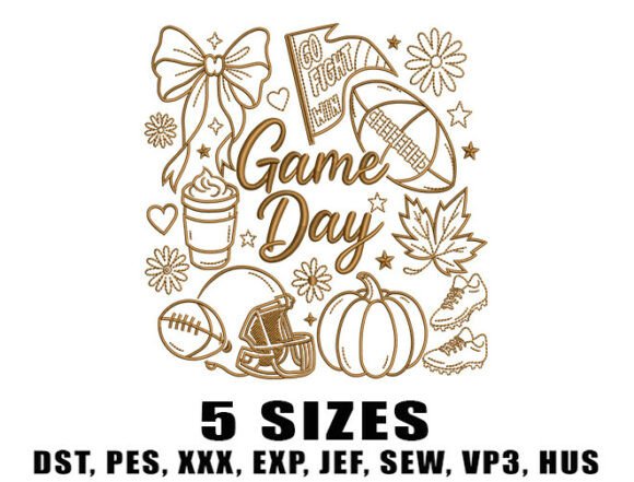 Review: Football Season Embroidery Design for Fall