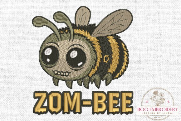 Review: Funny ZomBee Halloween Embroidery Design