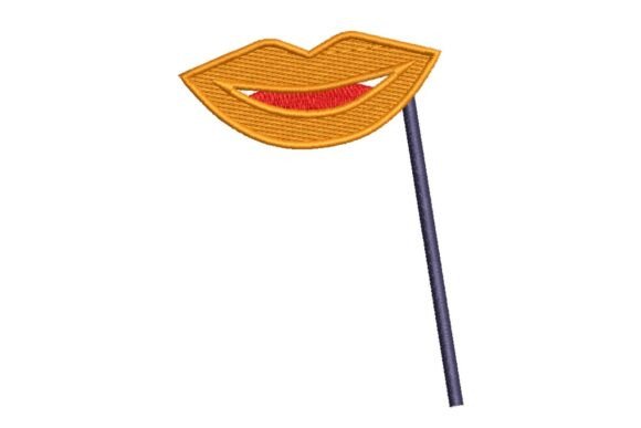 Review: Golden Lips on a Stick Embroidery Design