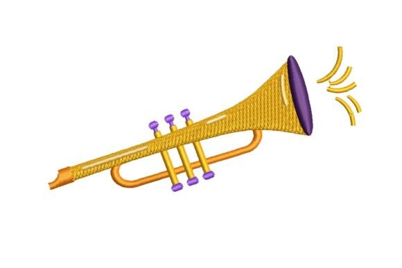 Review: Golden Trumpet with Sound Waves Design