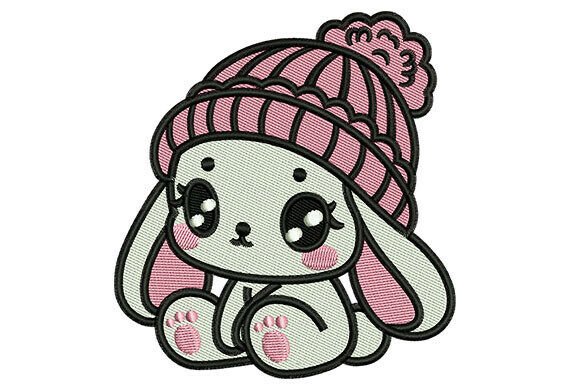 Review: Rabbit with Beanie Embroidery Design