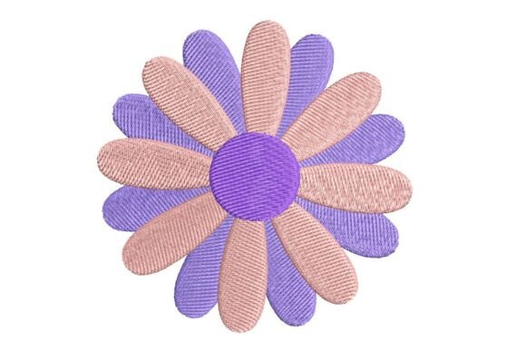 Review: Two-Tone Pastel Daisy Embroidery Design