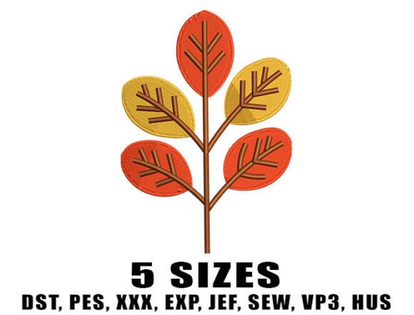 Reviewing Fall Leaf Embroidery Designs for Gifts
