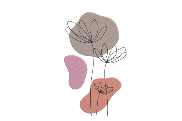 Reviewing Minimalist Line Art Flower Embroidery