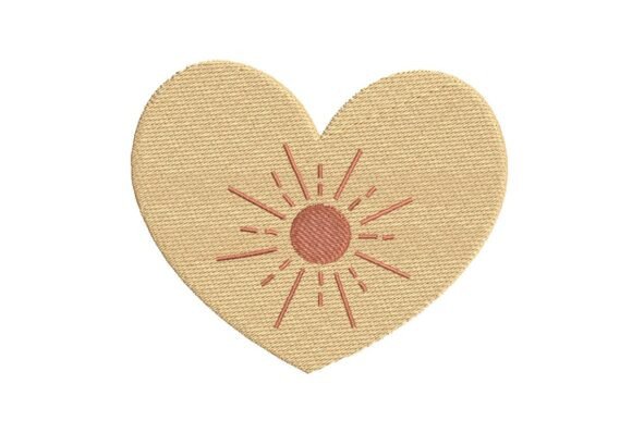 Reviewing the Sunburst Heart Embroidery Design